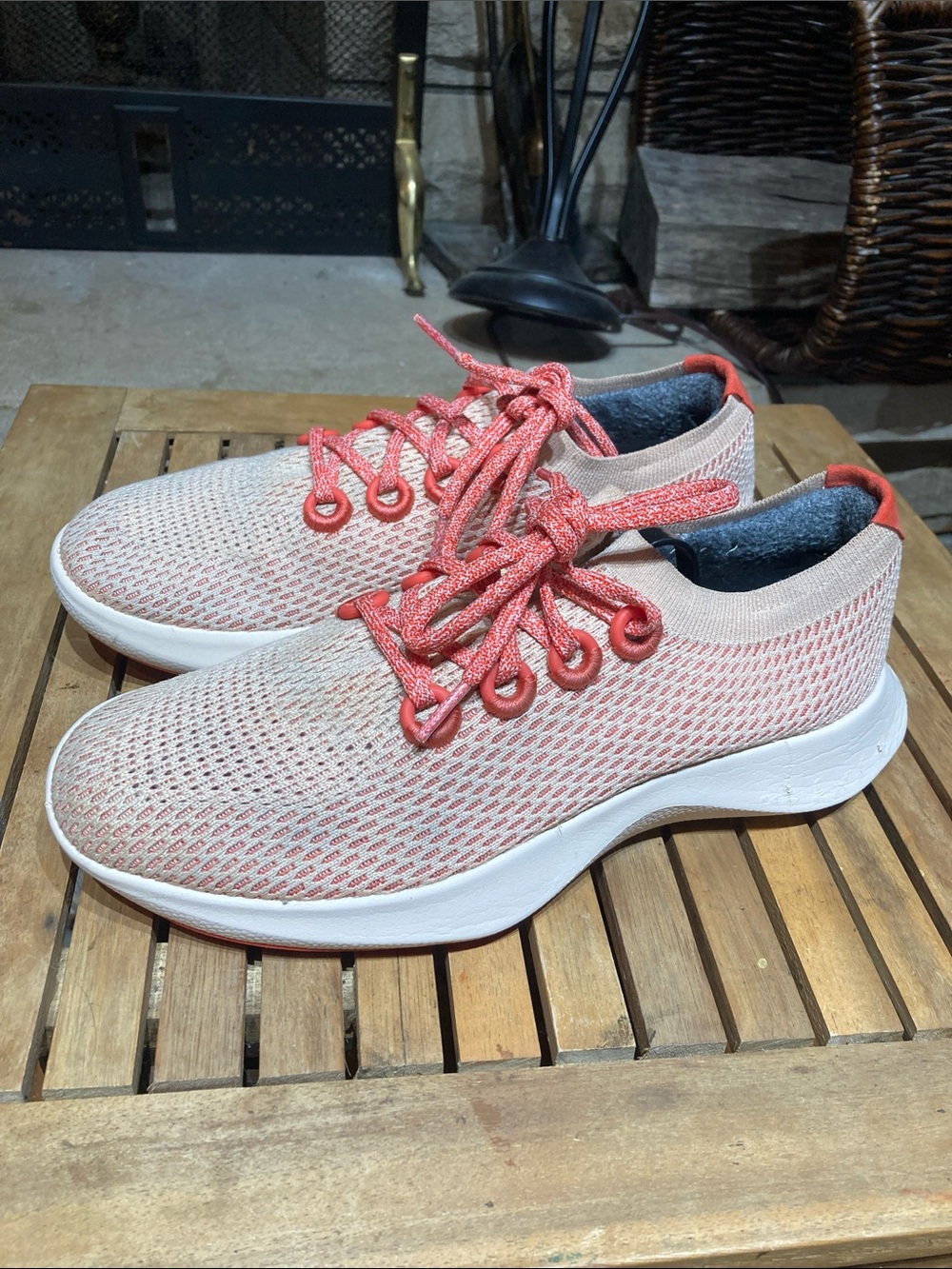 Allbirds Tree Dasher 1 Flame Lightweight Flexible Sneakers Womens Size 8